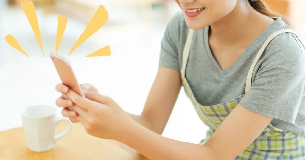 主婦休みの日にゆったり過ごす主婦