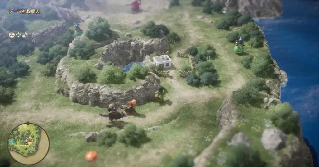 ダーマ神殿周辺