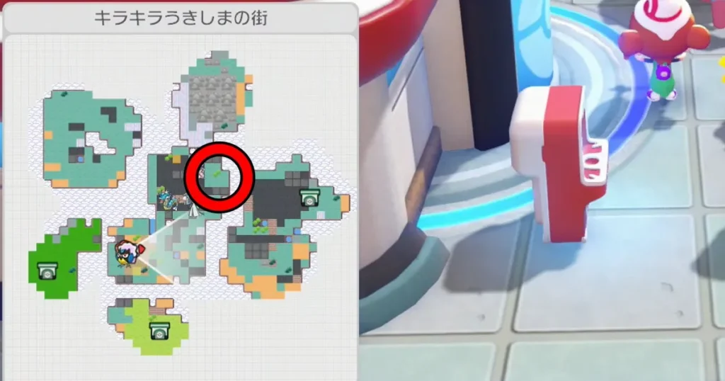 カイリューにんぎょうの入手場所マップ