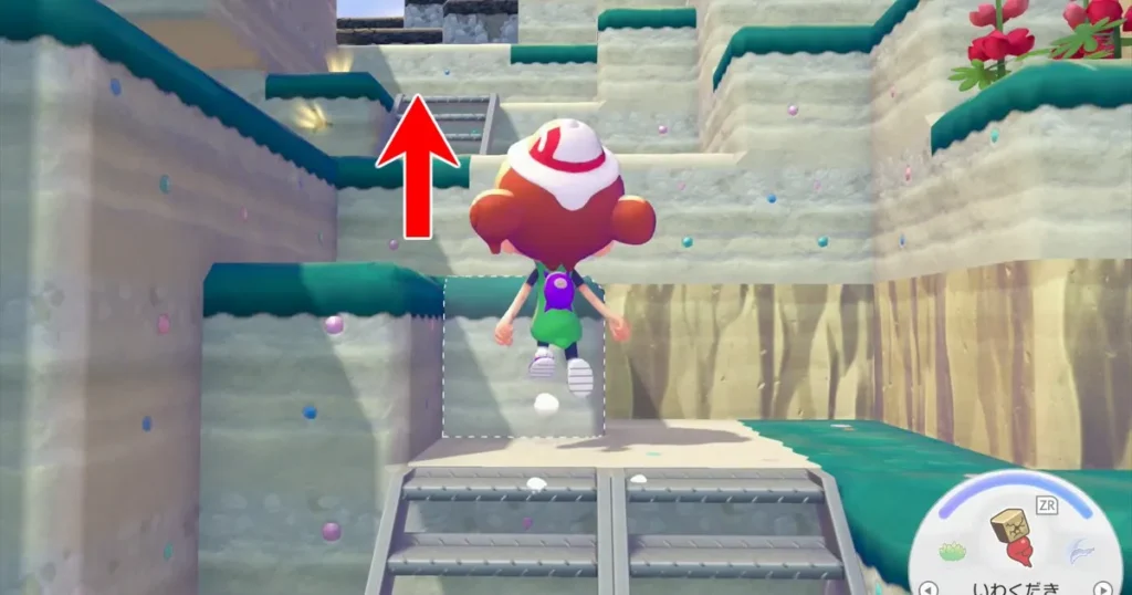 カイリューにんぎょうを入手するためのルート6