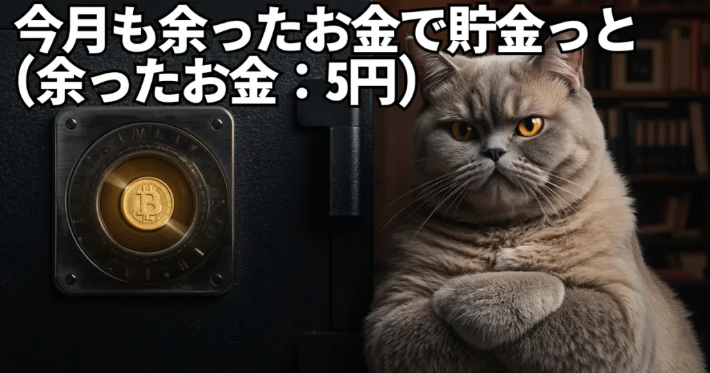 お金が貯まらない人の悪習慣5